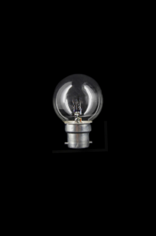 7 Watt G45 Incandescent Glass Filament Bulb