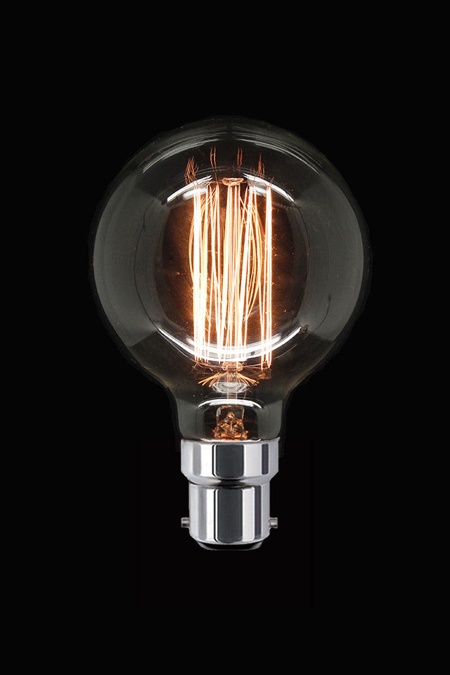 G95 25 Watt Incandescent Glass Filament Bulb