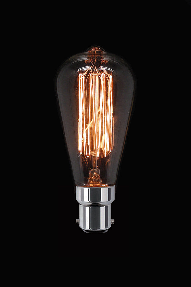 ST64 25 Watt Incandescent Glass Filament Bulb