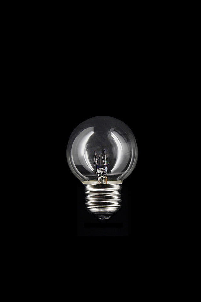7 Watt G45 Incandescent Glass Filament Bulb