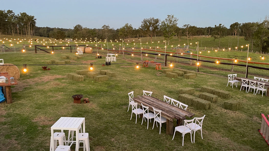 How to Set Up Festoon Lighting for Your Event