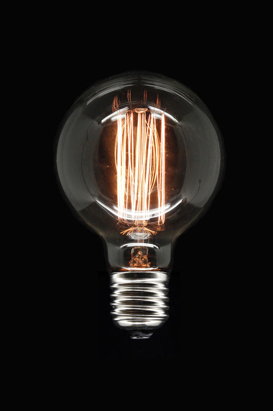 G95 25 Watt Incandescent Glass Filament Bulb